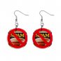 NO SPAM Can of Spam Dangle Earrings Jewelry 1 inch Buttons 13894582