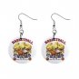 Basketball Chick Dangle Earrings Jewelry 1 inch Buttons 13019495