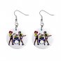 Singing Group Band Dangle Earrings Jewelry 1 inch Buttons 16546625