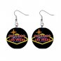 Las Vegas Sign Dangle Button Earrings Jewelry 1 inch Round 12708288