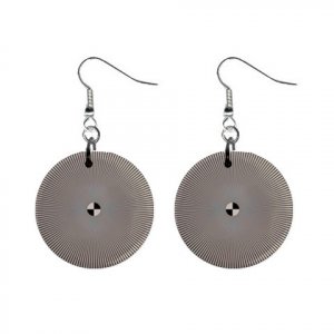 Hypnotic Style Dangle Button Earrings Jewelry 13894585
