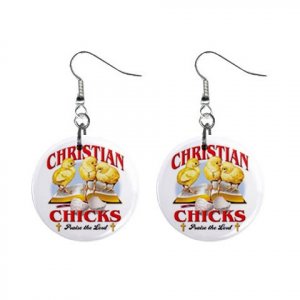 Christian Chicks Girl Chickies Dangle Earrings Jewelry 13020243