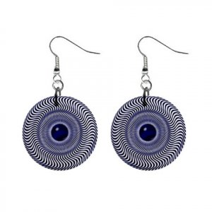 New Hypnotic Eye Black White Design Dangle Earrings Jewelry 13115191