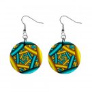 African American Pregnant Mom Baby Shower Gift Dangle Button Earrings ...