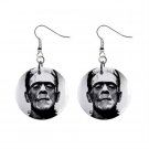 FRANKENSTEIN Boris Karloff Earrings 1" Button Jewelry  16438321