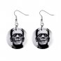 FRANKENSTEIN Boris Karloff Earrings 1" Button Jewelry  16438321