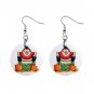 Watermellon Penguins Dangle Earrings Jewelry 1 inch Buttons 13152941