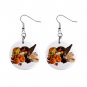 Cornucopia Dangle Earrings Jewelry 1 inch Buttons 16454037