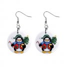 Holiday Penguin Dangle Earrings Jewelry 1 inch Buttons 13092728