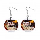 New Texas Hold 'em Gambling 1" Round Button Dangle Earrings Jewelry 16503178