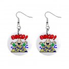 New Bingo Player #4 1" Round Button Dangle Earrings Jewelry 16546218 New Bingo Player #4 1" Round Button Dangle Earrings Jewelry 16546218