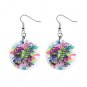 Cartoon Art Dangle Button Earrings Jewelry 1 inch Round 12897938