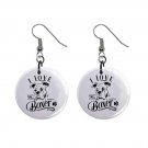 I Love My Boxer Dog Pet Dangle Earrings Jewelry 1 inch Buttons