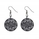 Mandela Blessed Dangle Earrings Jewelry 1 inch Buttons