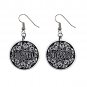 Mandela Blessed Dangle Earrings Jewelry 1 inch Buttons