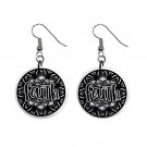 Mandela Faith Dangle Earrings Jewelry 1 inch Buttons