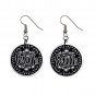 Mandela Faith Dangle Earrings Jewelry 1 inch Buttons