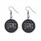 Mandela Love Dangle Earrings Jewelry 1 inch Buttons