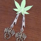 Dragons Detachable Alligator Clip Dangle Earrings 3 inch 420 Stoner Gift Dragons Detachable Alligator Clip Dangle Earrings 3 inch 420 Stoner Gift