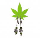 Sea Turtles Charms Detachable Alligator Clip Dangle Earrings 3 inch 420 Stoner Gift Sea Turtles Charms Detachable Alligator Clip Dangle Earrings 3 inch 420 Stoner Gift