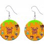 Funny 90's Mama Raising Her Rugrats 1" Round Button Dangle Earrings Jewelry