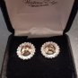 Concho Horsehead Post Earrings Western, Rodeo, Fashion Jewelry, 1/2" Dia NEW