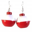 Fishing Bobbers Dangle Earrings Your Lucky Fishing Charms - 3/4 inch