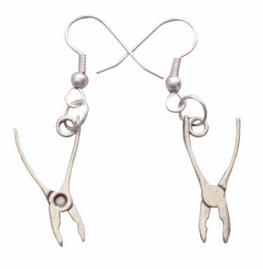 Pair of Plier Dangle Earrings Novelty Jewelry- Tool Collection
