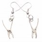 Pair of Plier Dangle Earrings Novelty Jewelry- Tool Collection