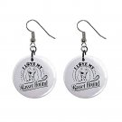 Basset Hound Dog Design Animal Pets Jewelry Metal 1 " Button Novelty Earrings