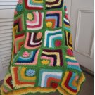 Crochet Granny Square  Baby Blanket
