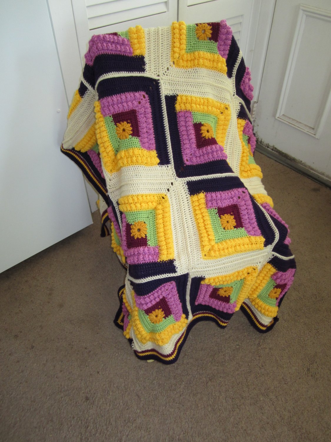 Crochet Granny Square blanket