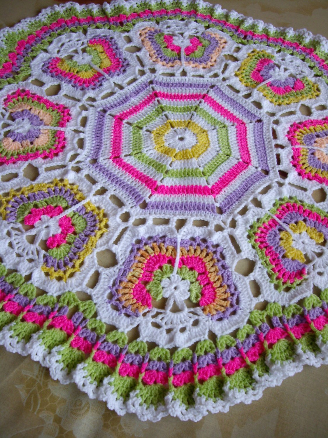 Butterflies Crochet Blanket
