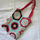 Crochet Granny Square art purse