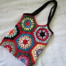 Crochet Granny Square art purse