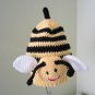 Crochet bumblebee hat