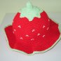 Crocher Strawberry Hat