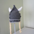 Crochet Viking hat