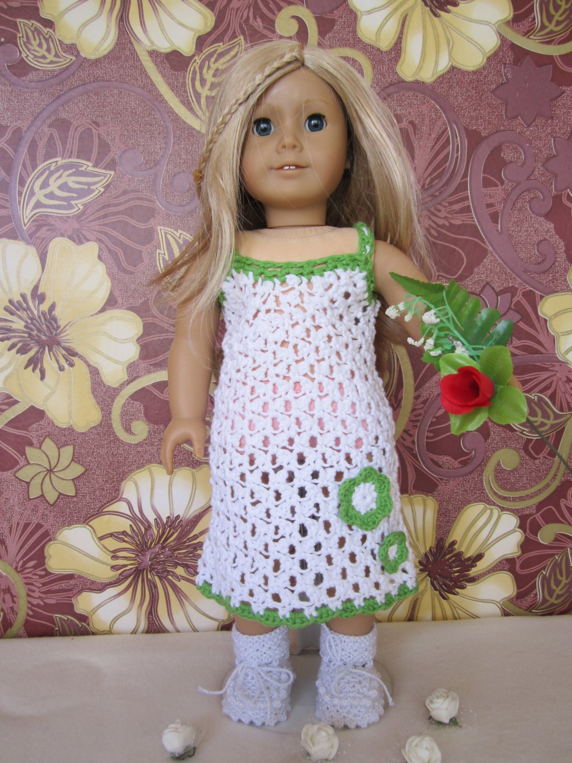 crochet american girl doll dress