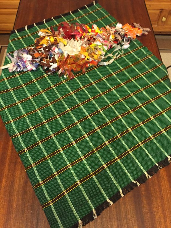 Cotton woved table runner