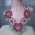 Crochet Necklace Handmade Accessory