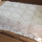 Crochet lace blanket