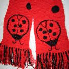 Scarf with lady bugs