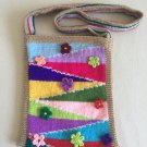 Knitted art purse...Free form bag