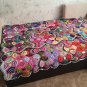 Hand Knitted Thtow.... Afghan...Colorful Knitted Blanket
