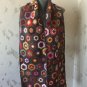 Granny Square Crochet Scarf