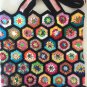 Crochet Granny Square.pouch...Tote....Shopping bag