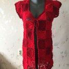 Granny square crochet vest