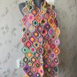 Granny Square Crochet Scarf