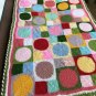 Granny Square Crochet Blanket.... Colorful throw